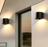 Hagood nueva lámpara de pared impermeable semicírculo 6W Led aplique de pared iluminación exterior impermeable IP65 iluminación ajustable