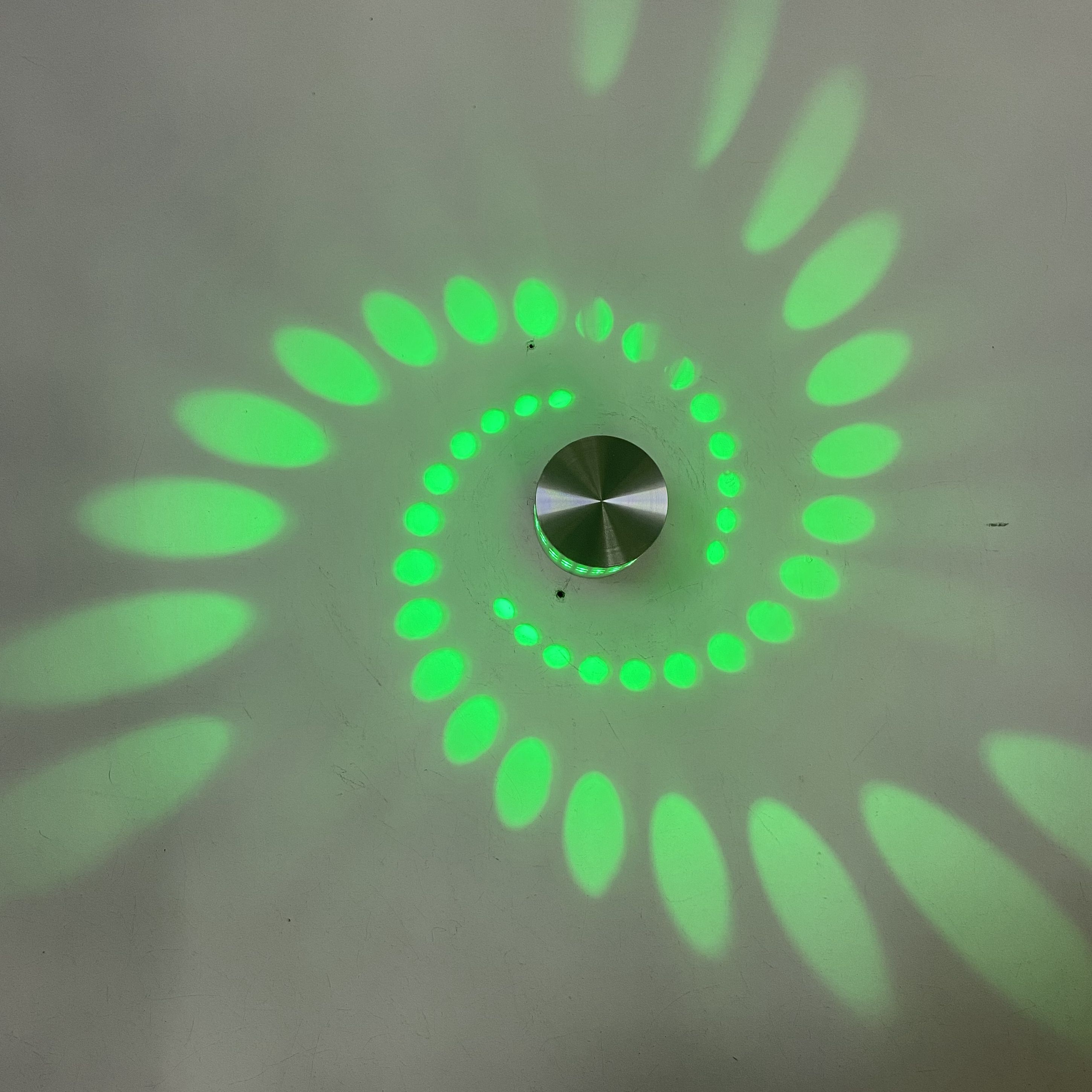 Lámparas de decoración de fondo de círculo simple, luces de pared LED RGB modernas para sala de estar, dormitorio, mesita de noche, pasillo, pasillo, iluminación interior