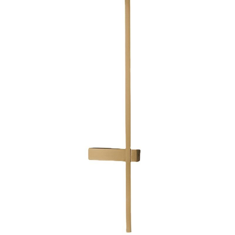 Tira de lámpara de pared interior luces led de pared LED lámpara de pared larga tira de luz de pared oro negro lámpara de pared interior interior led luces de escalera luces led para interiores