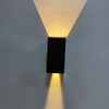 Luz de pared impermeable de 12 W, lámpara de pared LED montada en la pared exterior, accesorio para el hogar, luces de aluminio