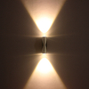 Estilo simple 2W 6W LED Aplique de pared AC85-265V Aluminio Delikat Iluminación de cabecera para interior Hotel Escalera Pasillo Accesorio de luz