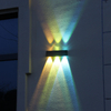 Nueva luz solar impermeable para exteriores, foco de pared exterior para jardín de casa, villa, luz de pared súper brillante, luz decorativa, lavado de pared