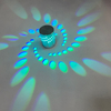 LED Spiraal Gat Wandlamp 16 Kleuren Met RGB Afstandsbediening Geschikt Voor Hall KTV Bar Woondecoratie Art Wandlamp