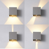 Cubo de luz Led moderno, lámpara de pared de ángulo ajustable impermeable y luz de pared para exteriores con precio de fábrica de alta calidad