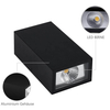 Luz de pared LED impermeable IP65 lámpara de pared de tira de aluminio 12W 24W 30W 85 ~ 265V luz de calle de porche de camino Led para iluminación exterior