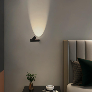 Gran oferta de aluminio, 9W, dormitorio blanco, Hotel, luz de lectura montada en la pared moderna, lámpara de pared LED, apliques, lámpara de pared de esquina para exteriores