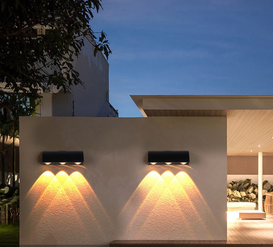 Lámpara de pared con personalidad nórdica, lámpara de pared de fondo de sala de estar Led Simple, iluminación de pasillo de Hotel y pasillo hacia arriba y hacia abajo