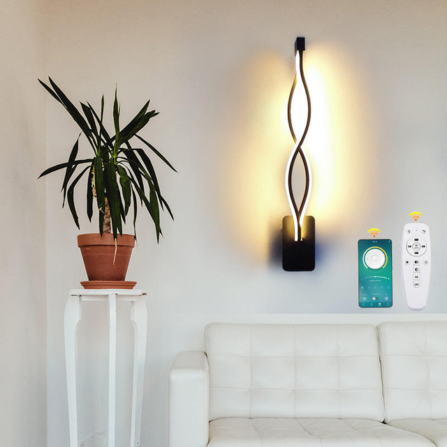 16W 21W 2.4G Lámpara de dormitorio moderna Lámpara de pared de onda larga Luz de noche LED Luz de noche LED de alta calidad con precio de fábrica de alta calidad