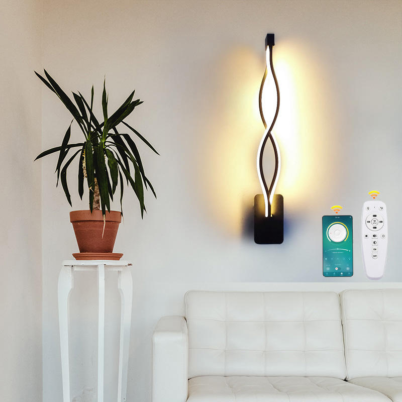 16W 21W 2.4G Lámpara de dormitorio moderna Lámpara de pared de onda larga Luz de noche LED Luz de noche LED de alta calidad con precio de fábrica de alta calidad