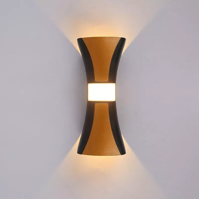 Lámpara LED impermeable para exteriores LED IP65 Aluminio hacia arriba y hacia abajo Luz decorativa para interiores y exteriores