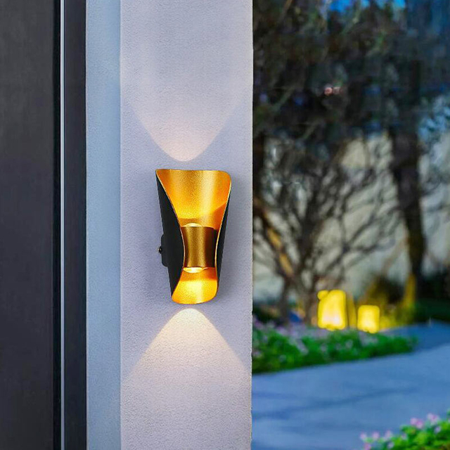 Luz de pared impermeable de alta calidad para habitación de Hotel, lámpara de pared decorativa con lámpara led y luz de pared moderna para interiores y exteriores