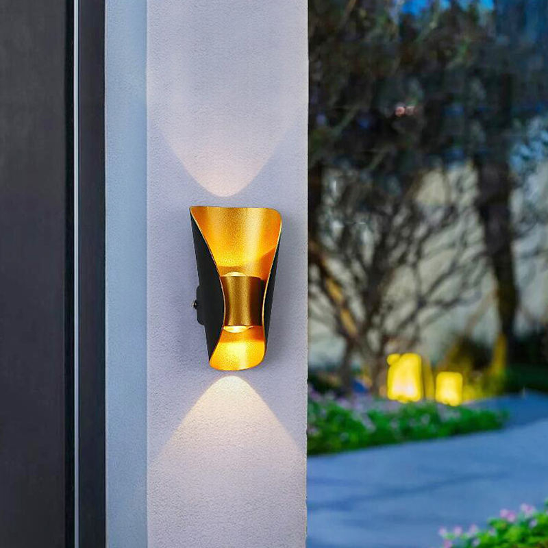 Luz de pared impermeable de alta calidad para habitación de Hotel, lámpara de pared decorativa con lámpara led y luz de pared moderna para interiores y exteriores