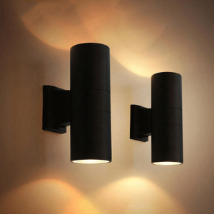 COB Up And Down Outdoor Led Wall Light Balcón Accesorio Impermeable IP65 Apliques para exteriores