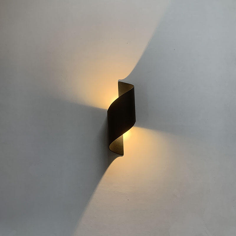 Lámpara de pared de 12 W para exteriores, aplique de espejo Led para decoración de iluminación del hogar, luces de noche elegantes