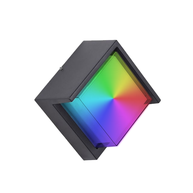 Wandleuchte Hagood Tuya APP Aplique de exterior de alta calidad Wifi Lámpara de pared cuadrada impermeable Cambio de color por productos de lámpara de aplicación inteligente