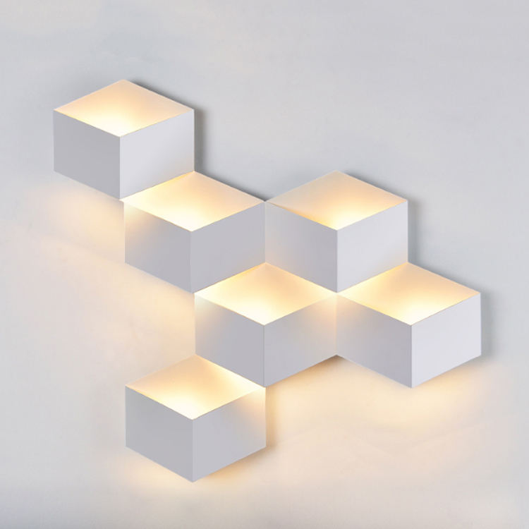 Nuevo 6W 12W COB Led Wandlamp impermeable al aire libre arriba y abajo iluminación de jardín con precio de fábrica minimalista y moderno IP65