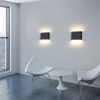 12W IP65 Iluminación exterior Lámpara de pared moderna Lámpara de pared LED impermeable para interiores Luz de sala de estar Luz de pared led cuadrada