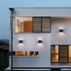 Lámparas de pared LED IP65 impermeables para exteriores/interiores, iluminación para escaleras, A85-265V, luz de arriba hacia abajo para jardín, pared de salón, decoración de la habitación del hogar