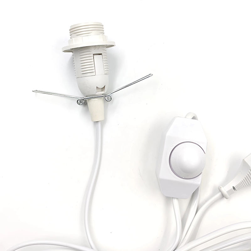 Portalámparas colgante europeo con enchufe de base E14 con interruptor de encendido y apagado enchufe de la UE extensión de cable vintage E27 a 2 enchufe de 3 pines us au