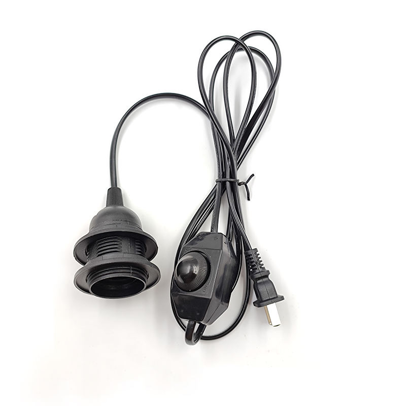 Cable de línea 303 /304 /317 /301 Cable de alimentación atenuador/interruptor de doble botón Cable de enchufe de la UE para bombilla LED/luminaria de escritorio EE. UU. E26 AU