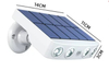 Nuevo tipo de lámpara de pared Solar de monitoreo inductivo, lámpara impermeable para exteriores para Villa, patio, valla de jardín al aire libre, lámpara de paso de escalera