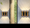 Nueva lámpara de pared LED impermeable para exteriores, balcón interior, porche de aluminio, candelabro de jardín, lámpara de pared para Villa, luminaria