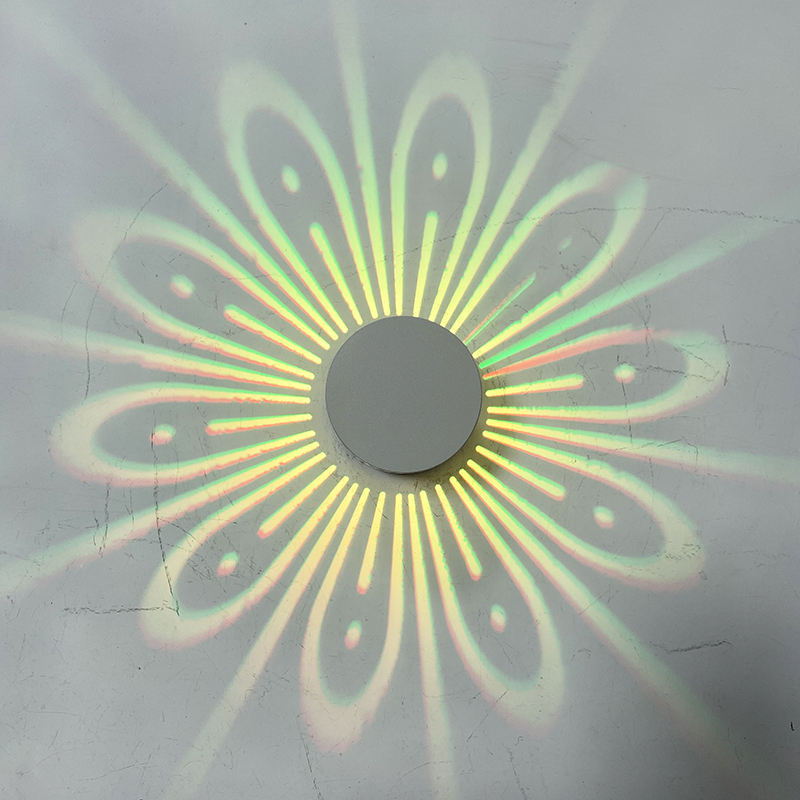 Nueva lámpara de pavo real, luz de pared Led, apliques RGB, lámpara de decoración, luz interior