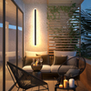 Lámpara de pared impermeable LED de aluminio moderno para jardín Rectangular