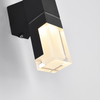Lámparas de pared LED modernas, blanco/dorado con iluminación interior negra para pasillo, dormitorio, estudio, sala de estar, accesorios de iluminación, entrada de 90-260V