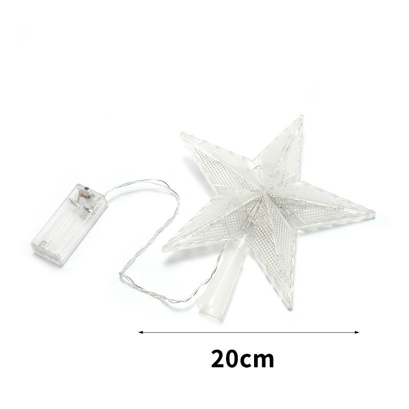 LED Christmas Tree Top Star Light aplique de pared led para exteriores aplique de pared led para exteriores