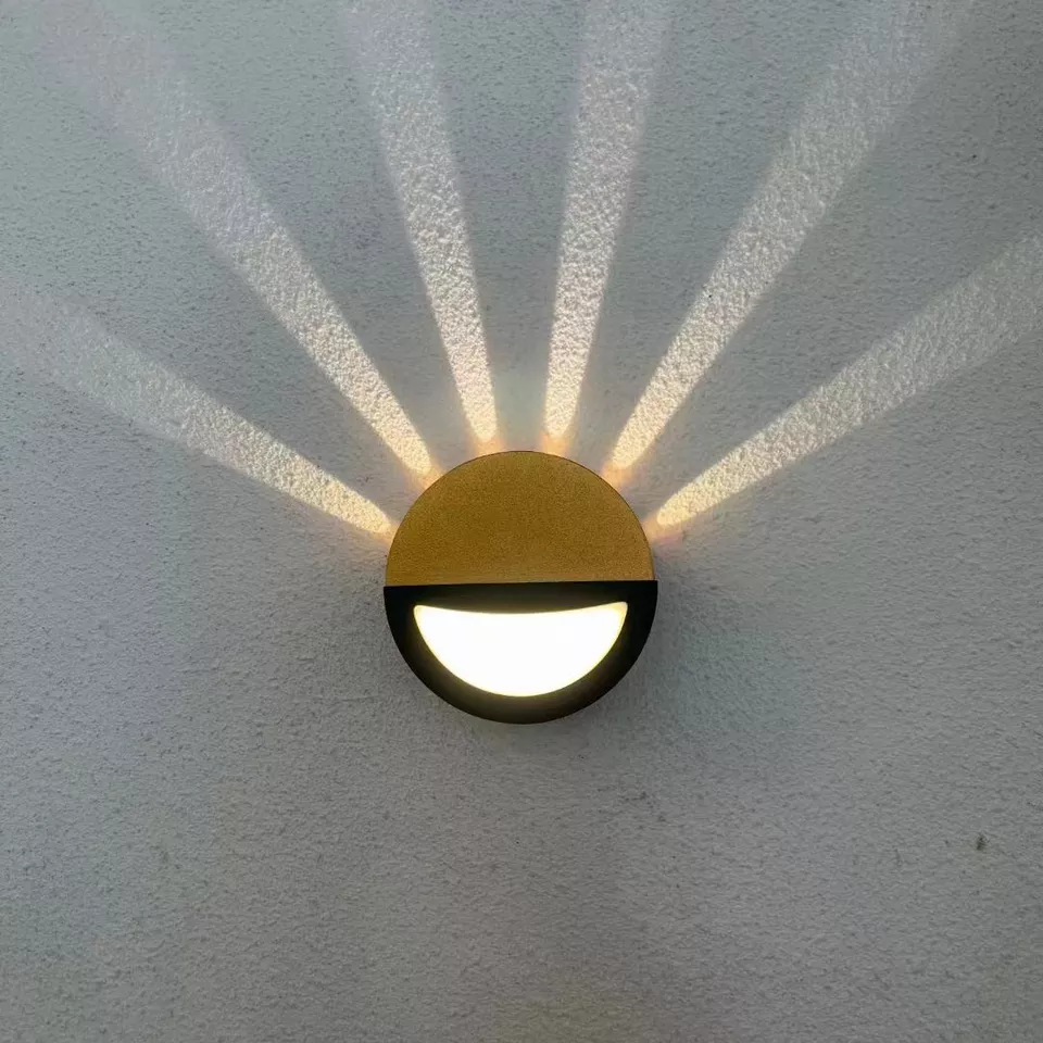 Farol de pared Led para exteriores, lámpara de pared de granja de lujo nórdico, aplique de pared para exteriores
