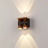 Nuevo estilo arriba y abajo impermeable luz nocturna LED lámpara de pared IP65 85-265V luz de pared