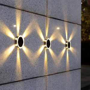 Luz LED de disco de energía Solar para jardín al aire libre, luz Solar subterránea, foco de luz para cubierta, lámpara Led Solar enterrada, decoración de jardín