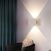 Moderna lámpara de pared LED para interiores, lámpara de noche, sala de estar, iluminación del hogar, pasillo, decoración, luz de aluminio, AC85-265V