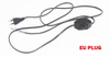 Gran oferta 301 interruptor de botón regulable cable de enchufe de la UE 301 interruptor de atenuación enchufe de EE. UU. AC110-220V cable de 1,8 M