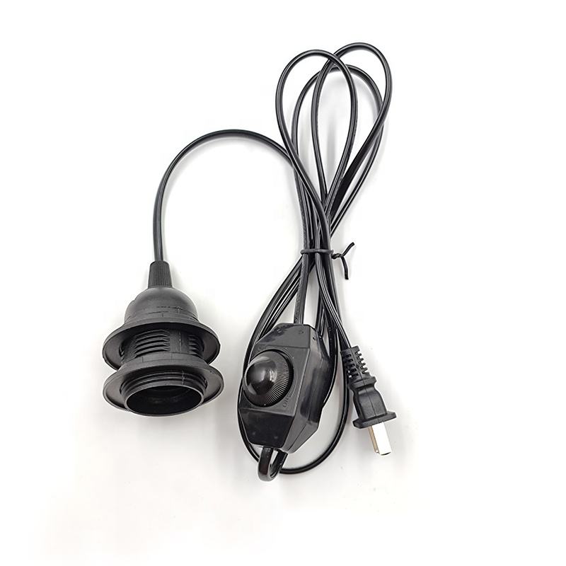 110V 220V 301 regulador de intensidad interruptor regulable E26 E27 enchufe de cable eléctrico interruptor cable 0,75mm 0,5mm 0,35mm E26 portalámparas