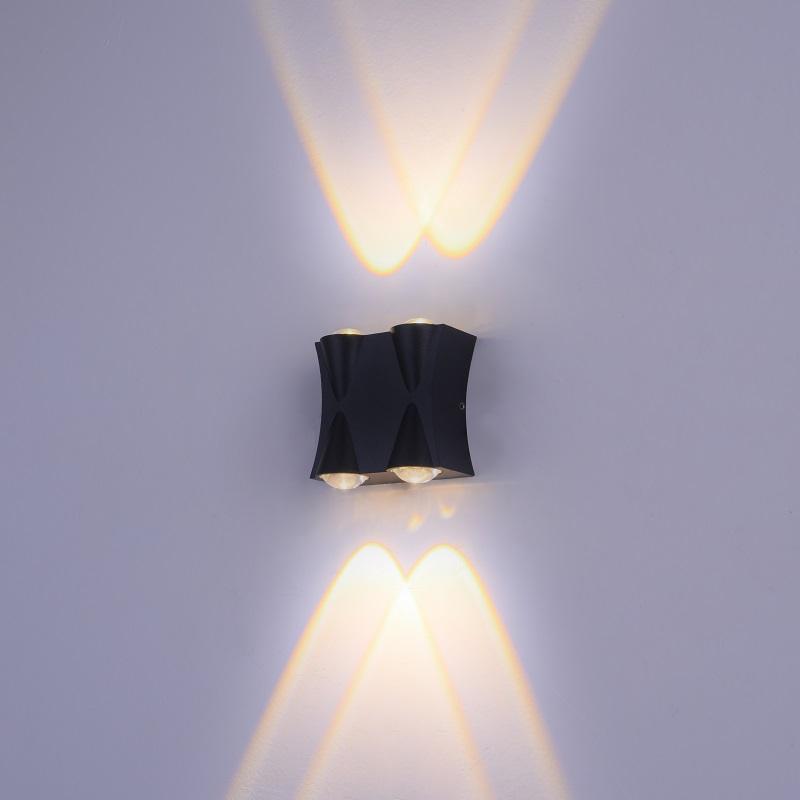 Lámpara de pared de jardín impermeable IP65 LED Lámpara de pared LED interior y exterior decorativa