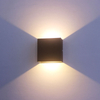  Lámpara de pared COB de 6 W, lámpara de pared con luz hacia arriba y hacia abajo, lámpara de pared ajustable, lámpara de pared cuadrada, lámpara de pared 10*10*5 