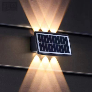 Luz de calle Led luz solar al aire libre luces solares impermeables para patio calle paisaje jardín decoración lámpara al aire libre