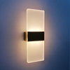 Lámpara de pared de acrílico de 6 W Lámpara de pared de acrílico redonda Lámpara de pared de acrílico rectangular Lámpara de apliques de pared LED para sala de estar Dormitorio Hotel Restaurante Iluminación