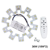 Candelabro de techo inteligente de 2,4G LED 5730 SMD Chip superficie de fuente de luz de repuesto con Control remoto para sala de estar cocina