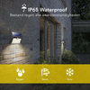 Lámpara solar exterior con sensor de movimiento - 97 LEDs - Luz blanca - Iluminación solar para jardín - IP65 a prueba de agua - Para jardín / Lámpara de pared