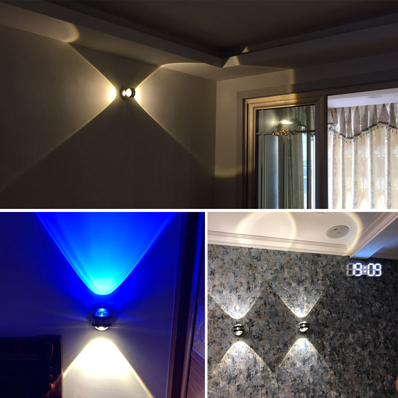 Lámpara de pared Led moderna, lámpara de escalera interior, lámpara de noche, Loft, sala de estar, lámpara de pasillo de casa, apliques de pared de 6W