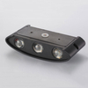 Precio de fábrica barato Ip65 impermeable pared luz negro Led lámpara baño aplique para 100% seguridad