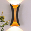 Nueva lámpara de pared impermeable para exteriores IP65 10W 12W luz de pared LED para jardín nórdico moderno accesorios brillantes decorar arte restaurante