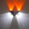 6W Triángulo moderno lámpara de pared para el hogar Aluminio en forma de V simple para la decoración de la iluminación del hogar