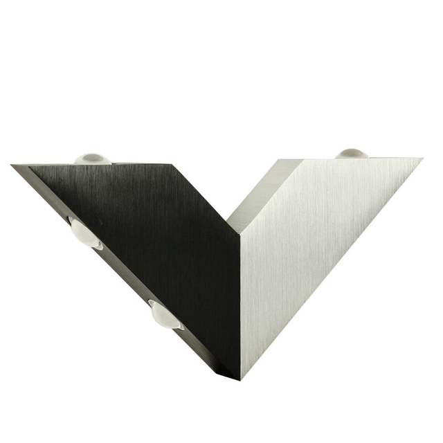 Nuevo Triángulo moderno Lámpara de aluminio Lámpara de pared para interiores 6 LED Aplique en forma de V
