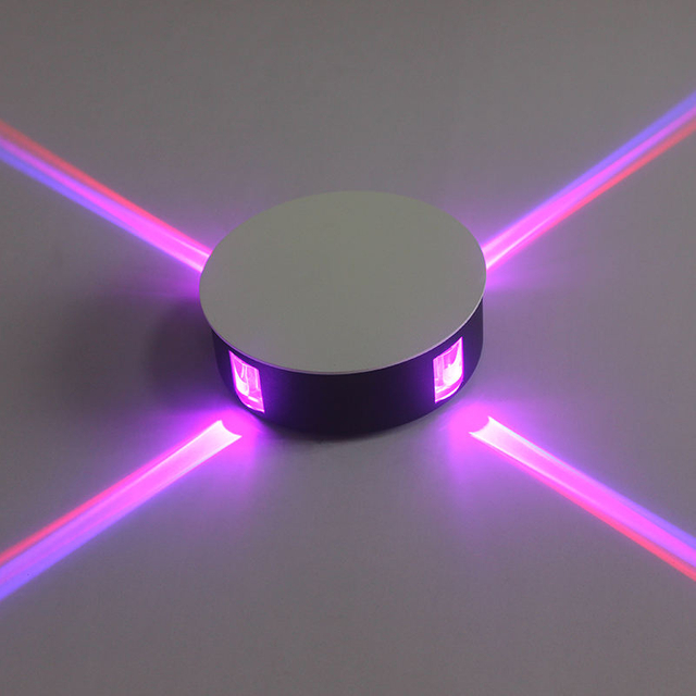 Lámpara de pared LED para hotel 12W RGB con controlador Cross Star Mejor precio Nueva luz interior decorativa Wandlampe