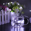 Guirnalda de luces LED de alambre de cobre de 2M con lámpara de hadas para luces de fiesta de guirnalda al aire libre y decoración de Navidad de Año Nuevo
