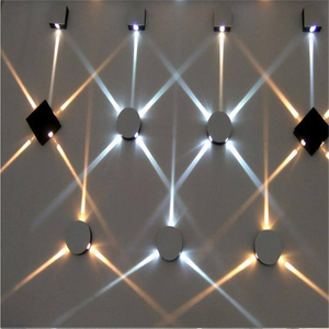 Aplique LED Lámpara de pared Luz Moderna Simple para sala de estar Comedor Cuerpo de aluminio acrílico Accesorio de decoración del hogar